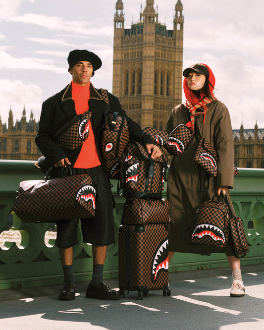 SPRAYGROUND® POUCH CHECK 2 EMBOSS POUCH