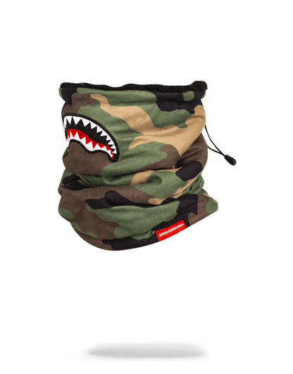 SPRAYGROUND® SKI MASK CAMO SHARK NECK WARMER