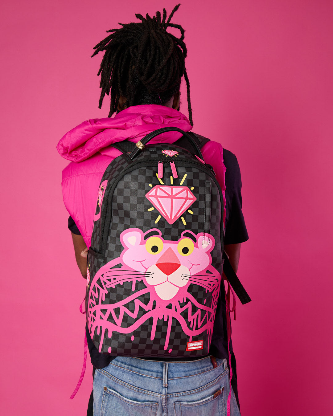 SPRAYGROUND® BACKPACK PINK PANTHER DRIPPY DIAMONDS BACKPACK