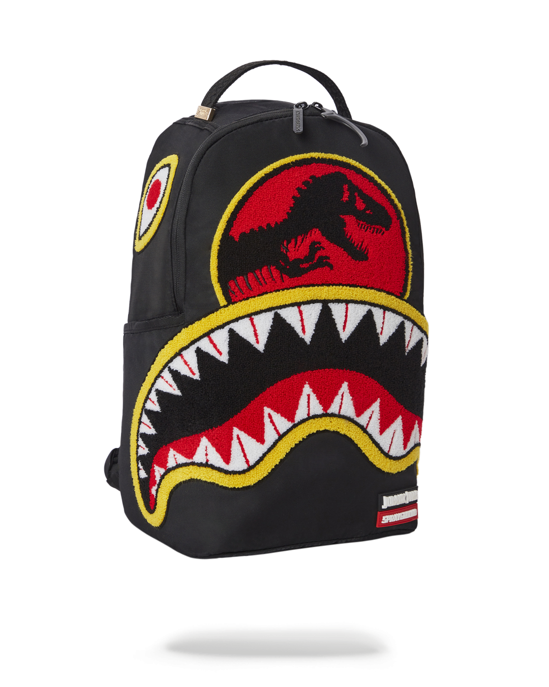 SPRAYGROUND® BACKPACK JURASSIC PARK SHARK "CHENILLE SHARK" BACKPACK (DLXR)