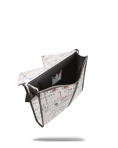 SPRAYGROUND® SLING OFFICIAL BASQUIAT UNTITLED (CHEESE POPCORN) 1983 SLING MESSENGER