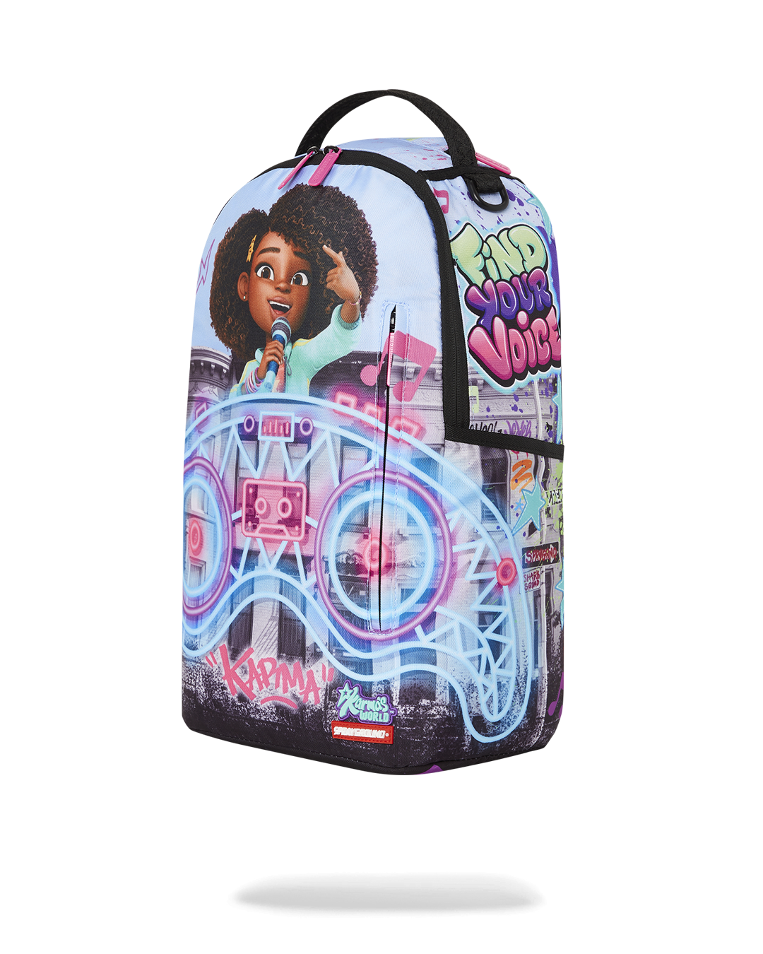 SPRAYGROUND® BACKPACK KARMA'S WORLD TURN UP THE VOLUME BACKPACK