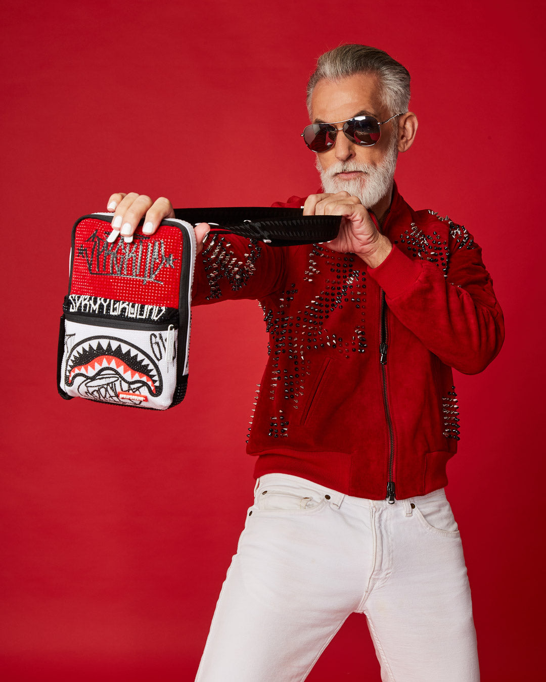 SPRAYGROUND® SLING DIAMOND DISTRICT MESSENGER SLING