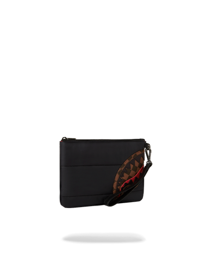 SPRAYGROUND® POUCHETTE SHARKS IN PARIS PUFFER CROSSOVER CLUTCH