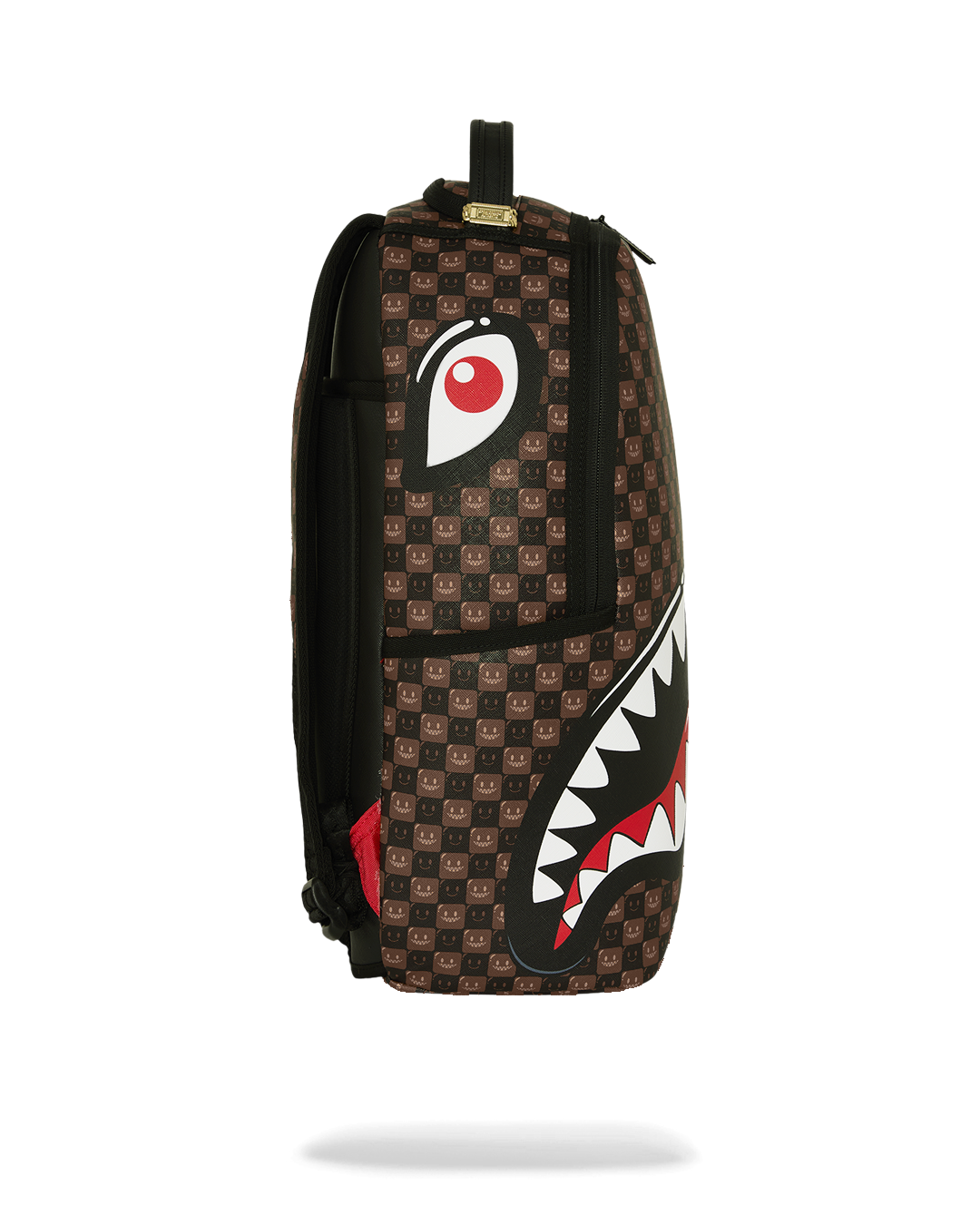 SPRAYGROUNDÂ® BACKPACK SHARKS IN PARIS WTF BUBBLE BROWN CHECK BACKPACK