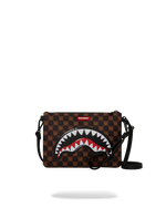 SPRAYGROUND® POUCHETTE SHARKS IN PARIS GRIN & GRIND CROSSOVER CLUTCH