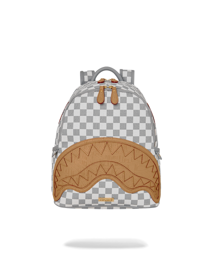 SPRAYGROUND® BACKPACK EMBOSSED CREAM CHECK SAVAGE BACKPACK