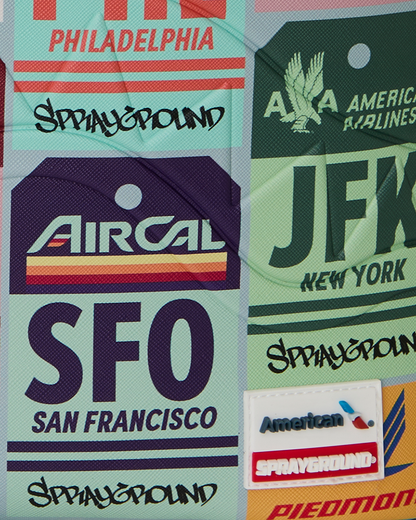 SPRAYGROUNDÂ® BACKPACK AA TWA VINTAGE LUGGAGE TAGS BACKPACK