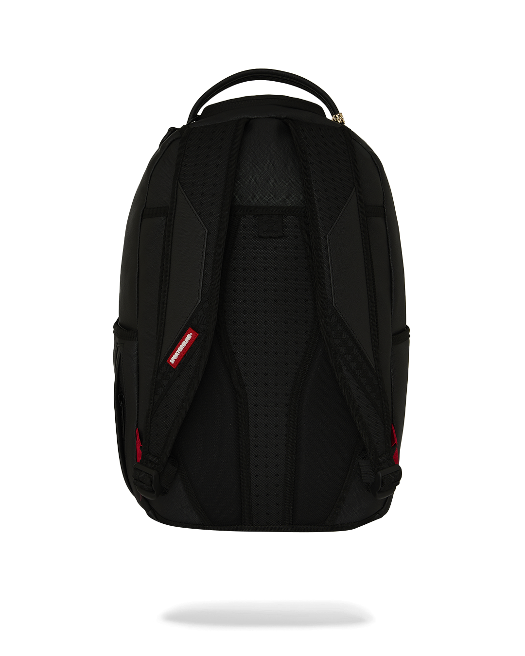 SPRAYGROUNDÂ® BACKPACK SHARK CENTRAL EMBOSSED BLACK NYLON BACKPACK