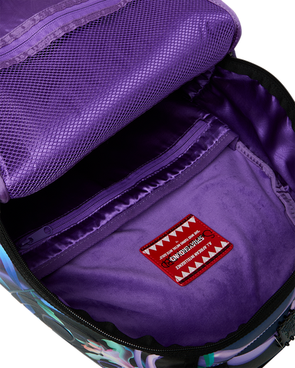 SPRAYGROUND® BACKPACK A.I. AFRICAN INTELLIGENCE INDIGO DUSK BACKPACK - SANDFLOWER COLLAB