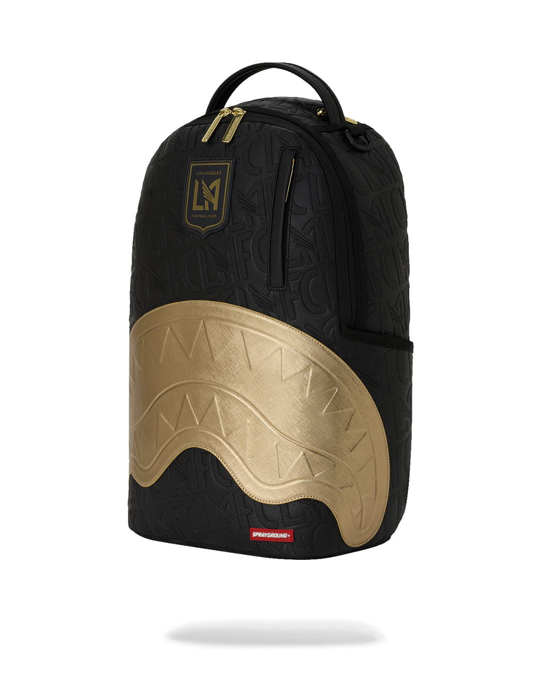 SPRAYGROUNDÂ® BACKPACK MLS LAFC GOLD SHARKMOUTH DLXSV BACKPACK