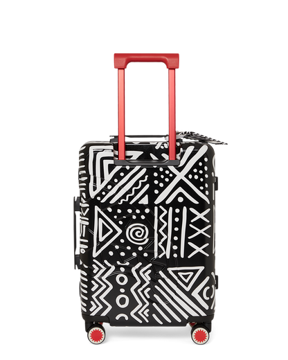 SPRAYGROUND® LUGGAGE A.I.8 AFRICAN INTELLIGENCE - ORIGIN STORY SHARKNAUTICS HARDSHELL CARRY-ON LUGGAGE