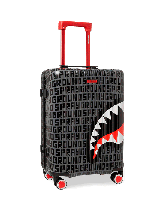 SPRAYGROUND® LUGGAGE SHARKFINITY STEALTH PILOT SHARKNAUTICS HARDSHELL CARRY-ON LUGGAGE
