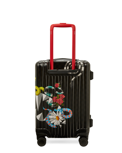 SPRAYGROUND® LUGGAGE SNAKES ON A HARDSHELL CARRY-ON LUGGAGE