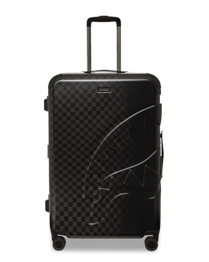 SPRAYGROUND® LUGGAGE SPRITZ GREY CHECK FULL SIZE LUGGAGE