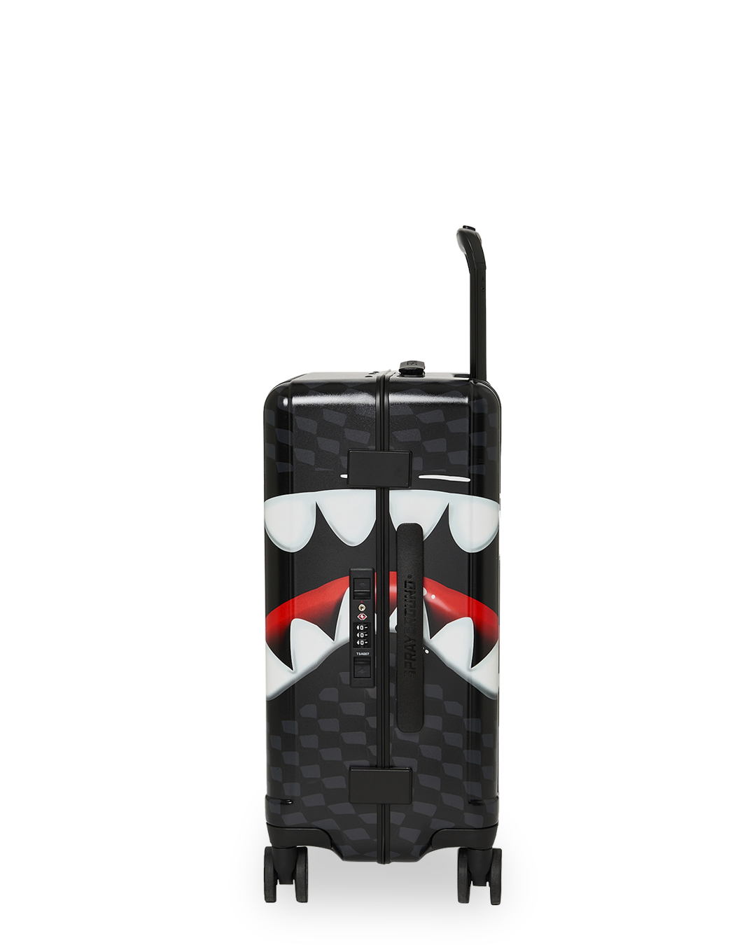 SPRAYGROUND® LUGGAGE SHARKS IN PARIS BALLOON BLACK CARRY-ON LUGGAGE
