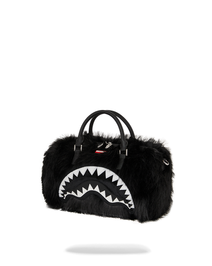SPRAYGROUND® DUFFLE FUR CRAY BLACK MINI DUFFLE