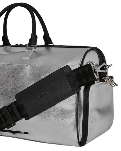 SPRAYGROUND® DUFFLE SILVER SIDE DRIP DUFFLE