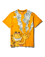 SPRAYGROUND® APPAREL GARFIELD CAT STRATCH GRAPHIC T-SHIRT (ORANGE)