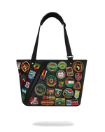 SPRAYGROUND® TOTE A.I. THE 54 (PATCHES OF AFRICA) CARGO TOTE