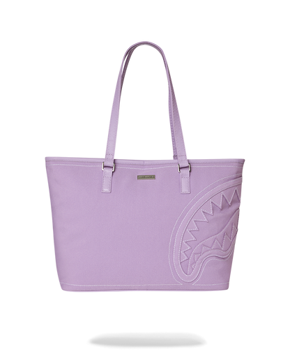 SPRAYGROUND® TOTE PURPLE CANVAS STITCH TOTE