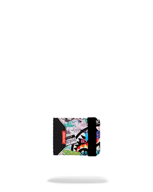 SPRAYGROUND® WALLET CREATE ANOTHER DAY ELASTIC BI-FOLD WALLET