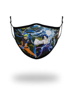 SPRAYGROUND® FASHION MASK ADULT NARUTO VS SASUKE FORM FITTING FACE-COVERING