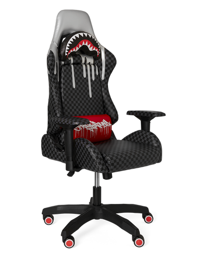 SPRAYGROUND® GAMING CHAIR PLATNIUM DRIPS SHARK CHAIR