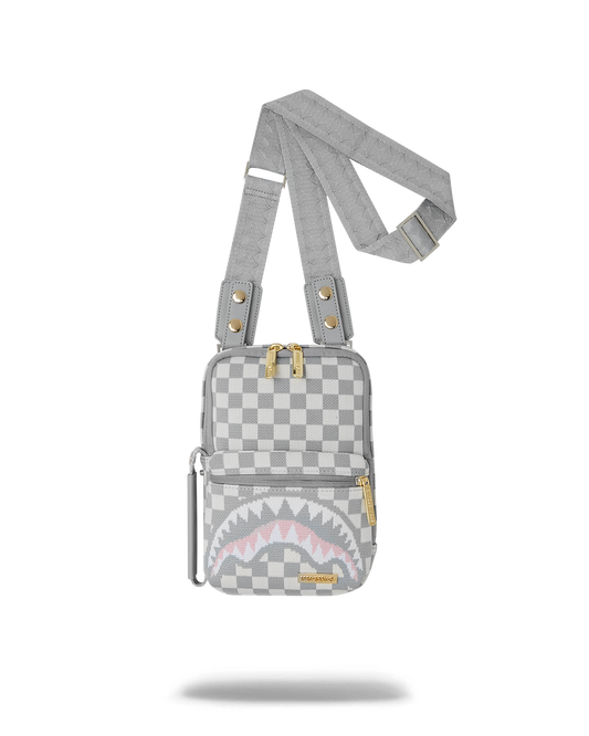 SPRAYGROUND® SLING KNIT SHARKS IN PARIS IN CREAM OG SLING